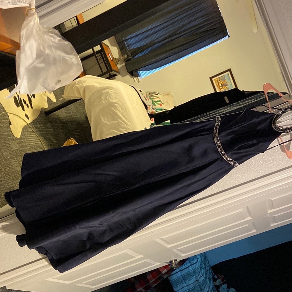 Prom Dress. Navy Blue
